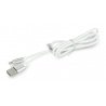 USB A - Lightning silikonový kabel pro iPhone / iPad / iPod - 1m - zdjęcie 2
