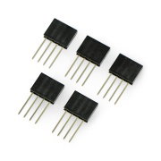 Přímá zásuvka rozteč 1x4pin 2,54mm - svislá dlouhá - 5ks.