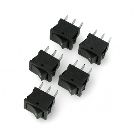 Momentový kolébkový spínač MRS101B-C3B 250V / 6A - 5ks. Momentový kolébkový spínač MRS101B-C3B 250V / 6A - 5ks.