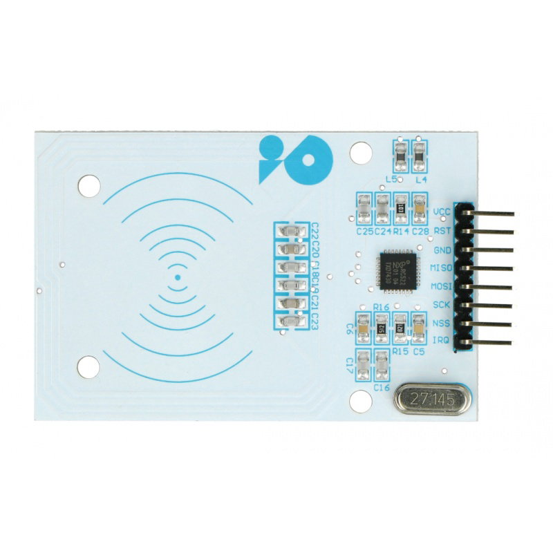 Velleman VMA405 - modul RFID MF RC522 MiFare 13,56 MHz + karta a klíčenka