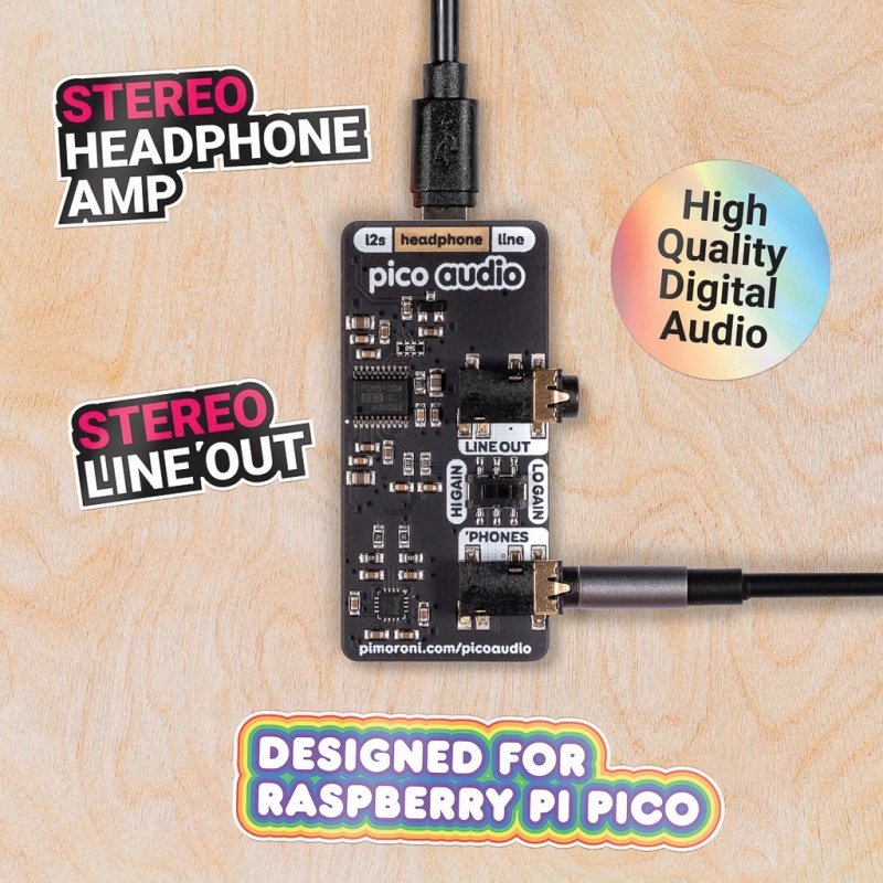 Pico Audio Pack - linkový výstup a sluchátkový zesilovač