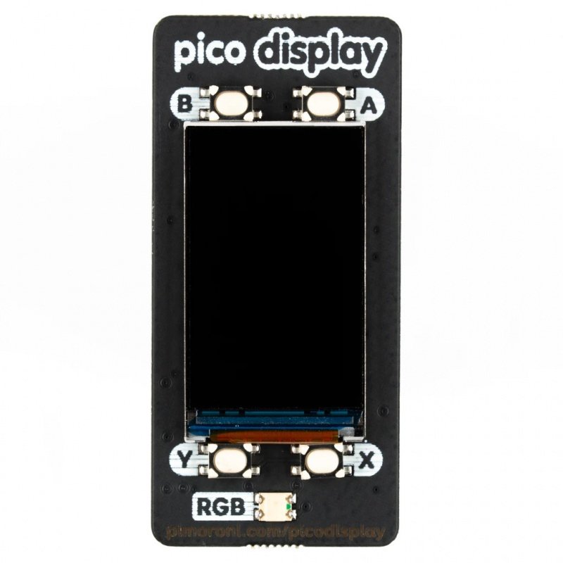 Pico Display Pack - překrytí s IPS LCD 1,14 '' 240x135px
