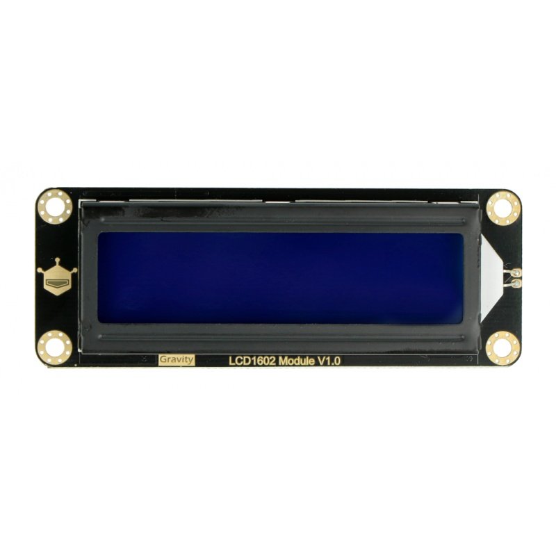 DFRobot Gravity - 2x16 I2C LCD displej - modrý