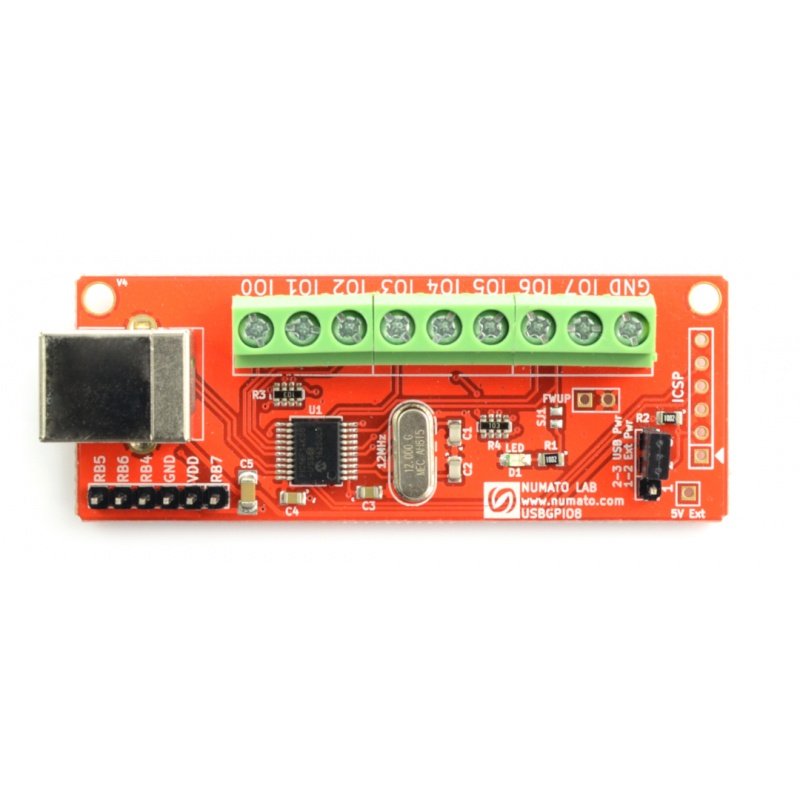 Numato Lab - 8kanálový USB modul - GPIO