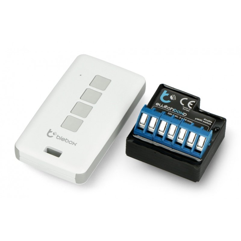 BleBox uRemote Basic - dálkový ovladač pro ovladače - bílý