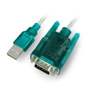 Převodník USB A - RS-232 Akyga AK-CO-02 - 1m