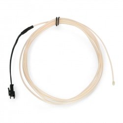 EL Wire - 2,5m elektroluminiscenční drát - bílý