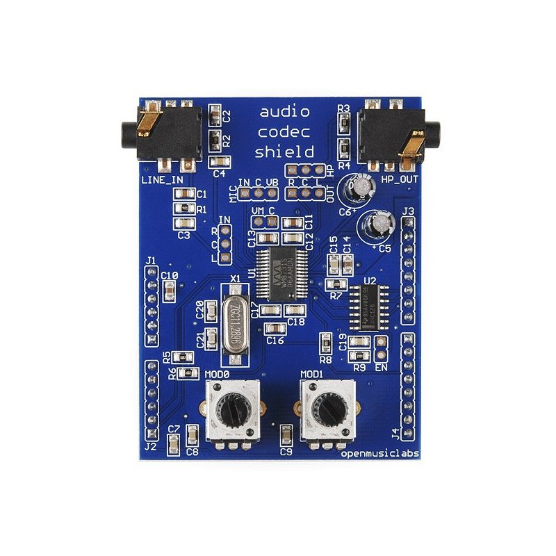 Codec Shield - zvukový kodek pro Arduino