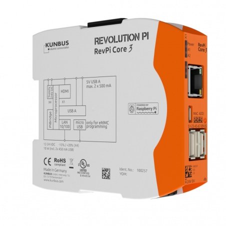 Revolution Pi RevPi Core 3 4 GB eMMC - PLC modul Revolution Pi RevPi Core 3 4 GB eMMC - PLC modul