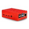 Pouzdro Pi-Blox pro Raspberry Pi 4B - červené - Multicomp Pro - zdjęcie 5