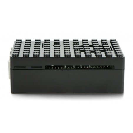 Pouzdro Pi-Blox pro Raspberry Pi 4B - černé - Multicomp Pro Pouzdro Pi-Blox pro Raspberry Pi 4B - černé - Multicomp Pro