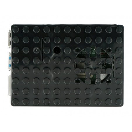 Pouzdro Pi-Blox pro Raspberry Pi 4B - černé - Multicomp Pro Pouzdro Pi-Blox pro Raspberry Pi 4B - černé - Multicomp Pro