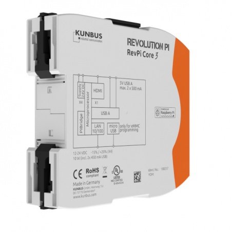 Revolution Pi RevPi Core 3 4 GB eMMC - PLC modul Revolution Pi RevPi Core 3 4 GB eMMC - PLC modul
