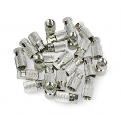 SAT F zástrčka 9,7 mm pro kabel RG11 - měď - 25 kusů