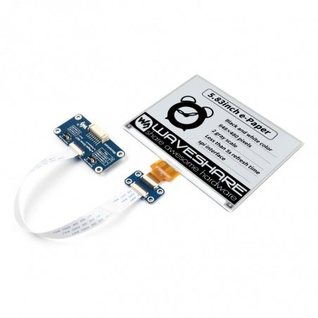 E-papír E-Ink 5,83 '' 648 × 480px SPI - displej s překrytím HAT E-papír E-Ink 5,83 '' 648 × 480px SPI - displej s překrytím HAT