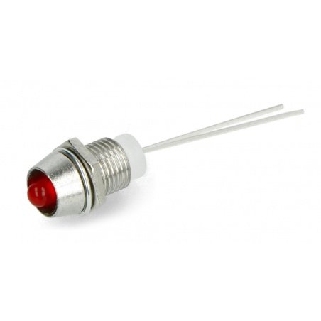 5mm LED držák - kovový konkávní - 10ks 5mm LED držák - kovový konkávní - 10ks