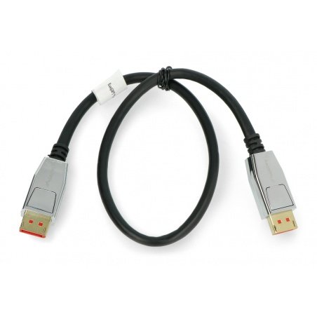 Kabel DisplayPort samec v1.4 8K Lanberg černý - 0,5 m Kabel DisplayPort samec v1.4 8K Lanberg černý - 0,5 m