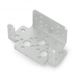 Hliníkový držák serva Feetech FK-MB-001 - stříbrný