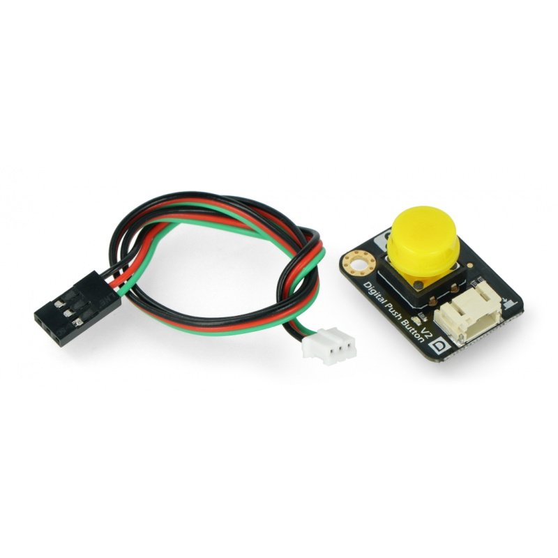Digitální tlačítko DFRobot Gravity - Tact Switch - žluté