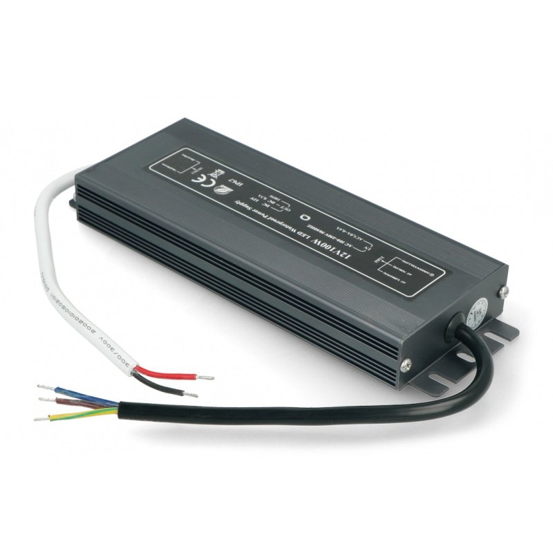 Napájení pro LED pásky a pásky vodotěsné - 12V / 8,3A / 100W