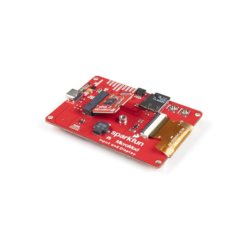 SparkFun MicroMod and Display Carrier Board - z wyświetlaczem