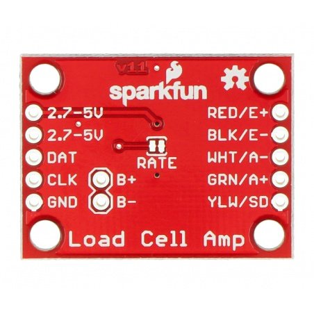 HX711- zesilovač pro tenzometrický paprsek - SparkFun SEN-13879 HX711- zesilovač pro tenzometrický paprsek - SparkFun SEN-13879