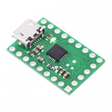Převodník USB-UART CP2102N - s konektorem microUSB - Pololu 1317 Převodník USB-UART CP2102N - s konektorem microUSB - Pololu 1317