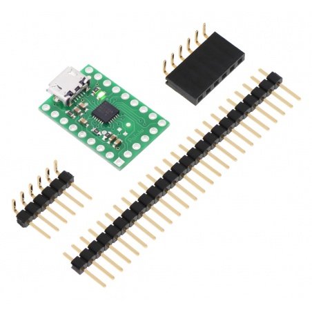 Převodník USB-UART CP2102N - s konektorem microUSB - Pololu 1317 Převodník USB-UART CP2102N - s konektorem microUSB - Pololu 1317