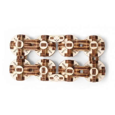 Sférická kostka - Flexi-Cubus - model mechanické montáže - dýha Sférická kostka - Flexi-Cubus - model mechanické montáže - dýha