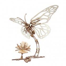 Butterfly - mechanický model pro skládání - dýha - 161 prvků -