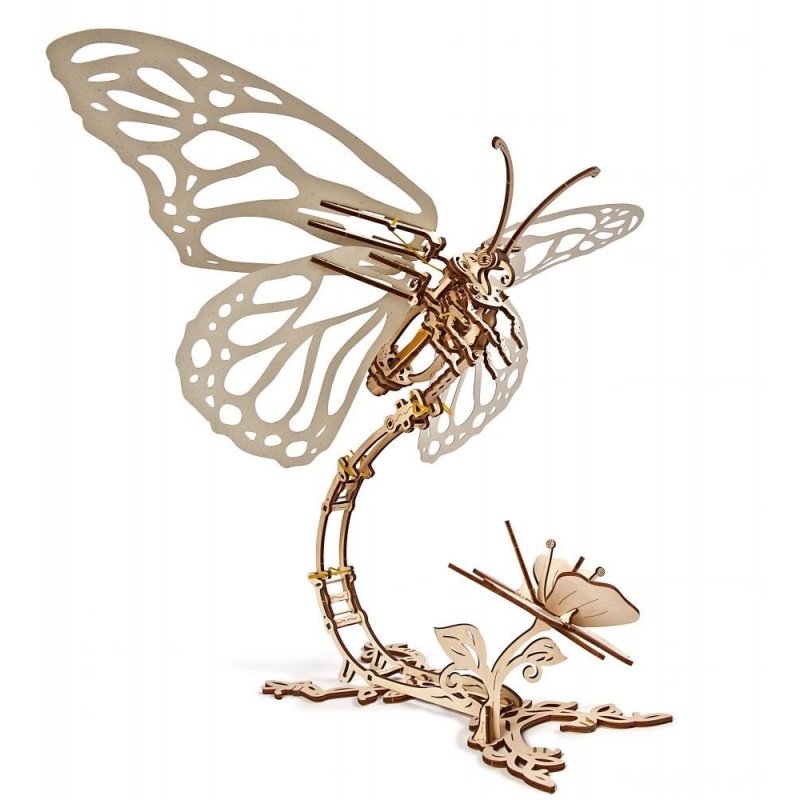 Butterfly - mechanický model pro skládání - dýha - 161 prvků -