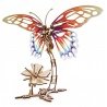 Butterfly - mechanický model pro skládání - dýha - 161 prvků - - zdjęcie 7