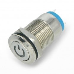 Bistabilní spínač ON-OFF - PBW-12APW - 2A / 250V - plochý červený + rezistor