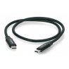 Lanberg USB C - USB C 2.0 černý prémiový kabel QC 4.0 PD 0,5 m - zdjęcie 3