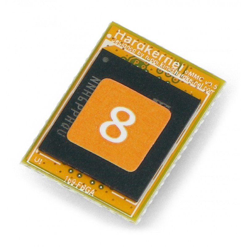 8 GB paměťový modul eMMC s Linuxem pro Odroid C4