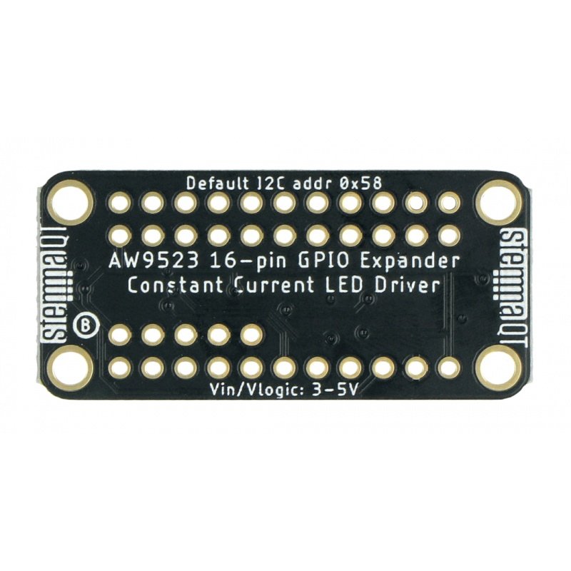 GPIO I2C pin expander a LED driver - AW9523 - STEMMA AT / Qwiic