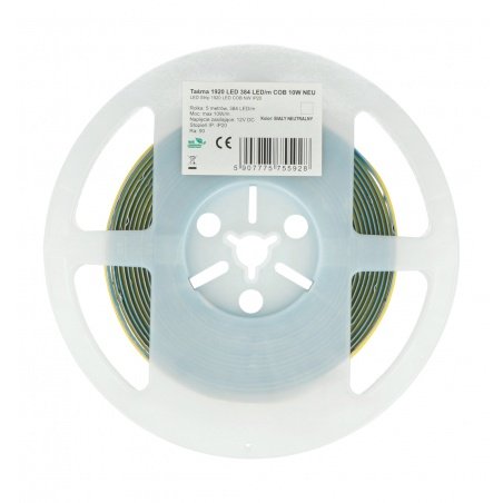 LED pásek SMD2835 COB 12V IP20 10W, 384 diod / m, přírodní bílá LED pásek SMD2835 COB 12V IP20 10W, 384 diod / m, přírodní bílá