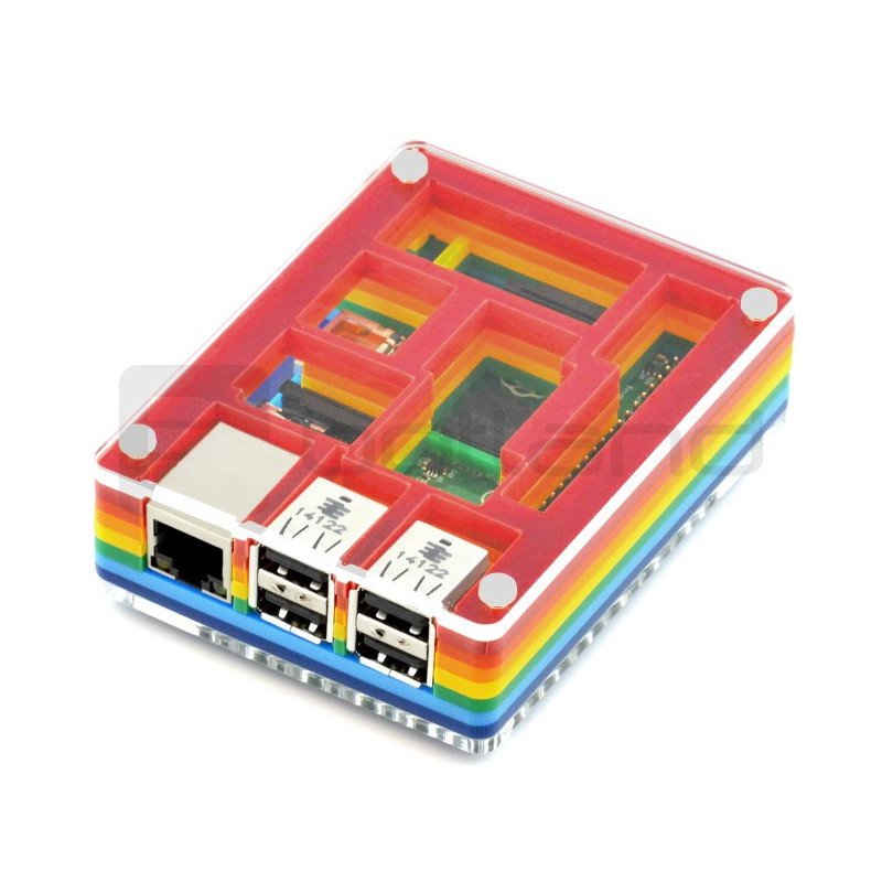 Pouzdro Raspberry Pi Model B + Rainbow