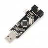 Programátor AVR kompatibilní s páskou USBasp ISP + IDC - černá - zdjęcie 1