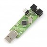 Programátor AVR kompatibilní s páskou USBasp ISP + IDC - zelená - zdjęcie 1