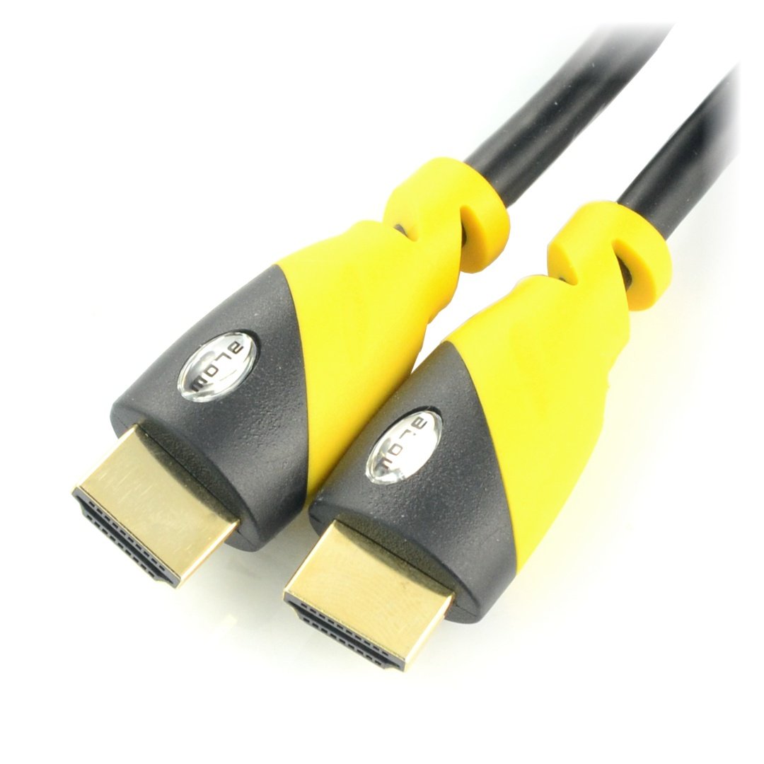 Przewód HDMI 2.0 Yellow 4K - 3m