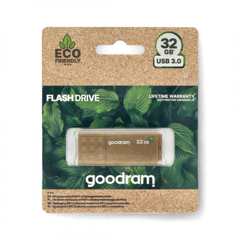 GoodRam Flash Drive - USB 3.0 Pendrive - UME3 Eco Friendly - 32