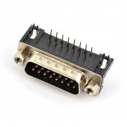 Wtyk kątowy D-SUB 15