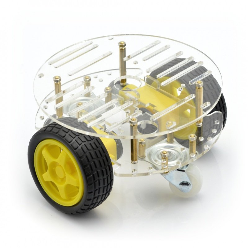 Chassis Round 2WD - 2-kołowe podwozie robota z napędem