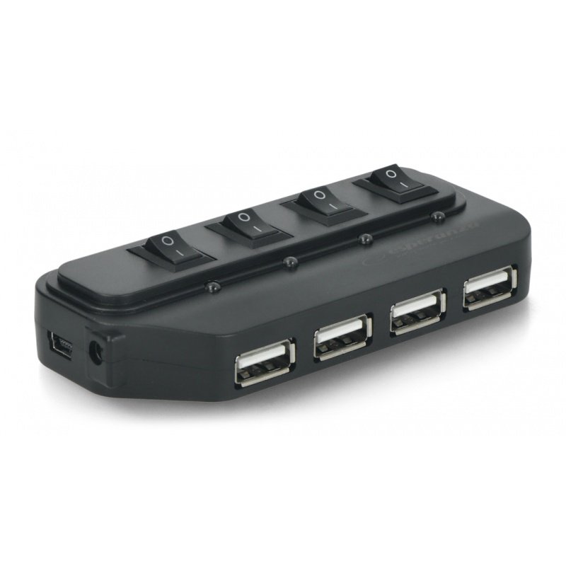 Hub USB 2.0 EA-127 4-porty Esperanza z wyłącznikami