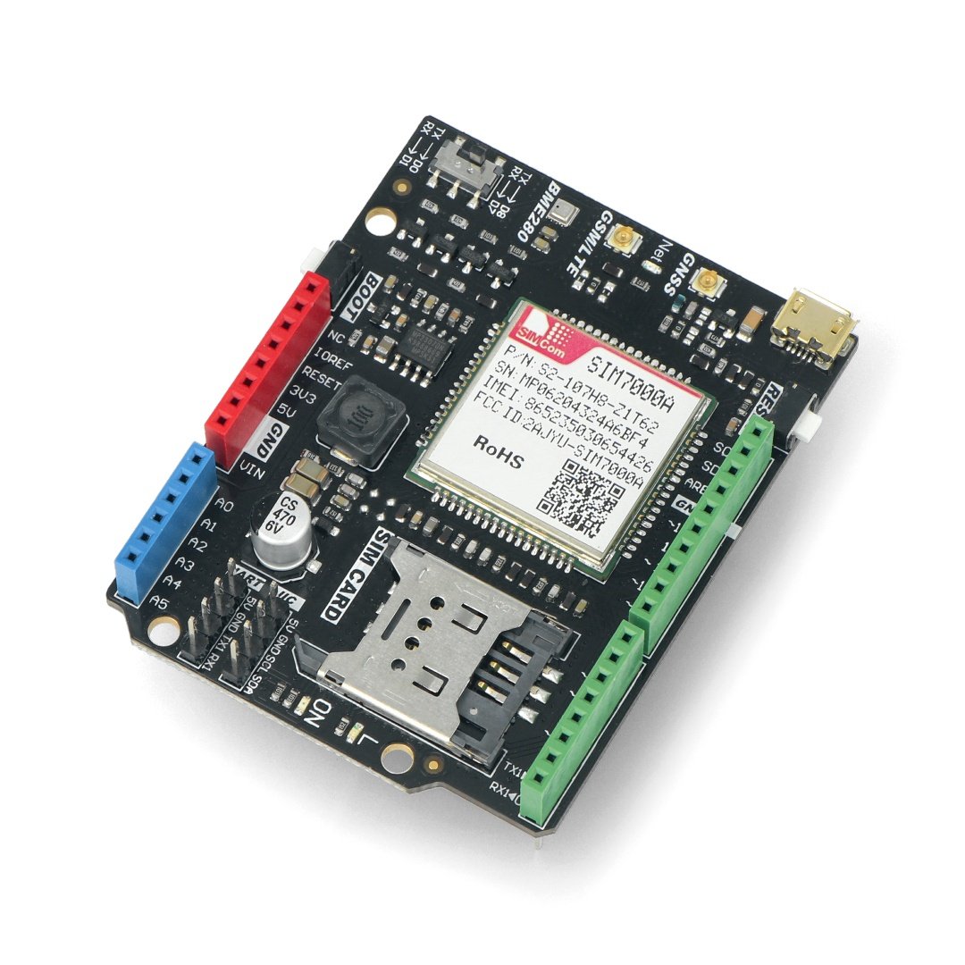 NB-IoT Expansion Shield SIM7000A - Shield for Arduino - DFRobot