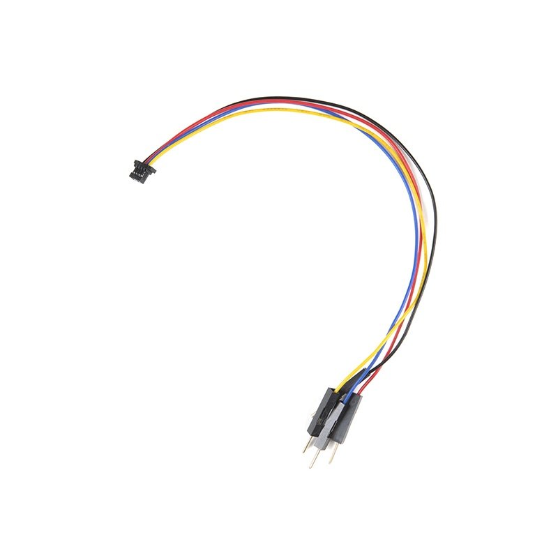Flexibilní samec Qwiic kabel se 4kolíkovou zástrčkou - 15cm -