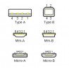 Mini USB konektor typu A - SMD - zdjęcie 2