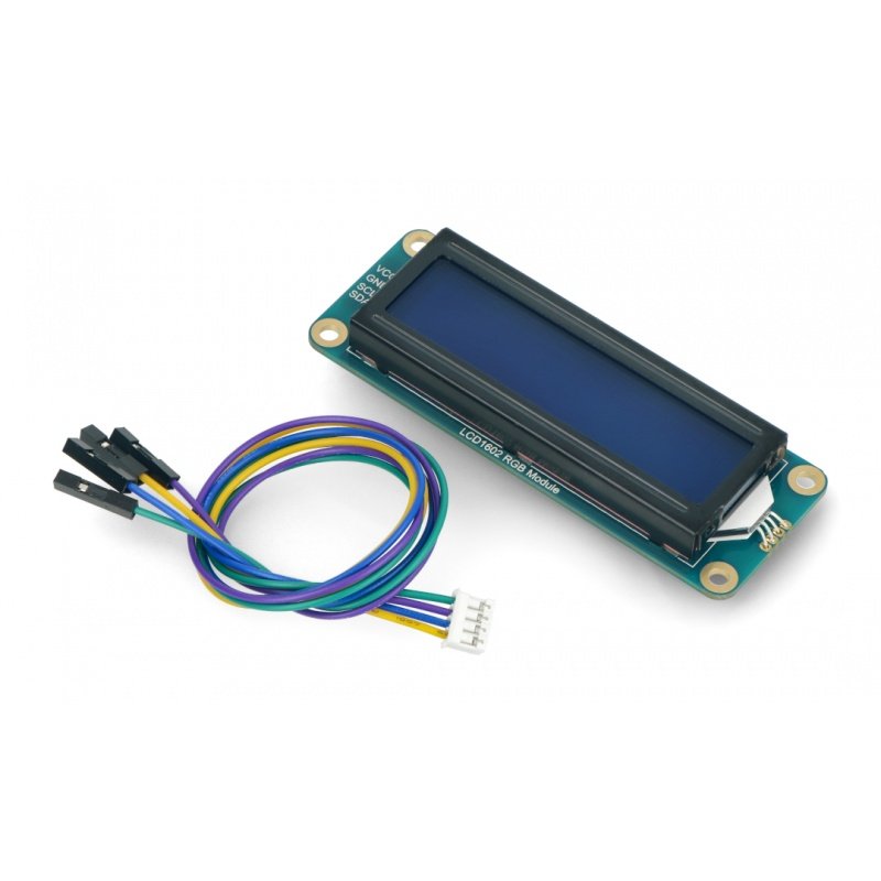 Displej LCD1602 I2C 2x16 znaků - barevný - podsvícení RGB