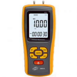 Digitální tlakoměr diferenciálního tlaku - tlakoměr plynu -